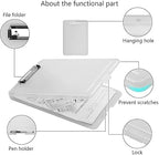 Clipboard with Storage Case | A4 Plastic Writing Pad & Document File Holder | Portable Clip Pad for Students, Teachers, Nurses & Office Use