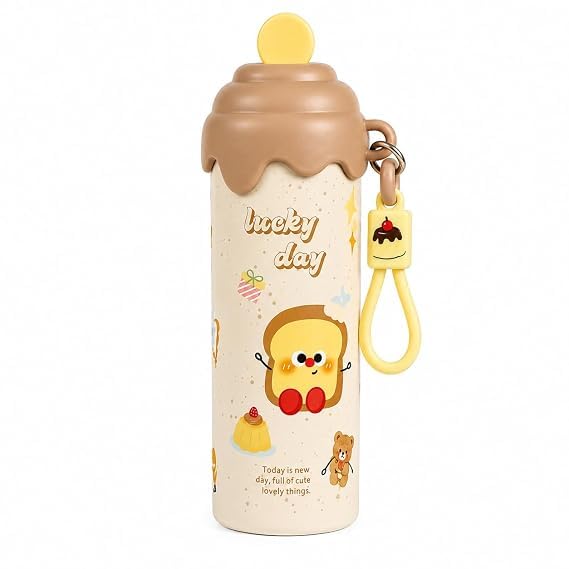 Cute Icecream Water Bottle for School Kids 600 ML
