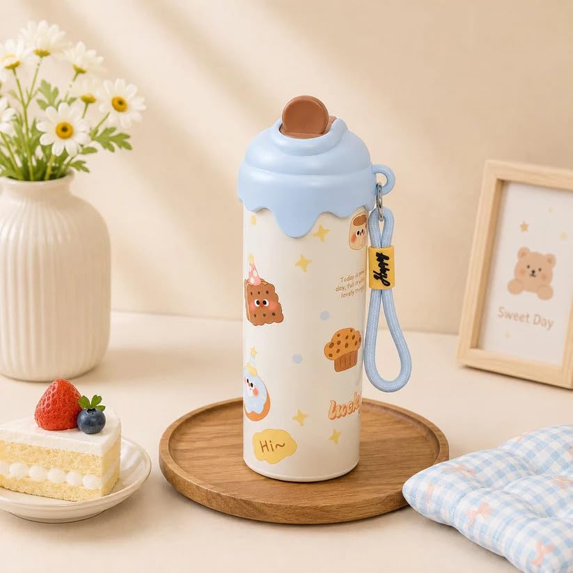 Cute Icecream Water Bottle for School Kids 600 ML