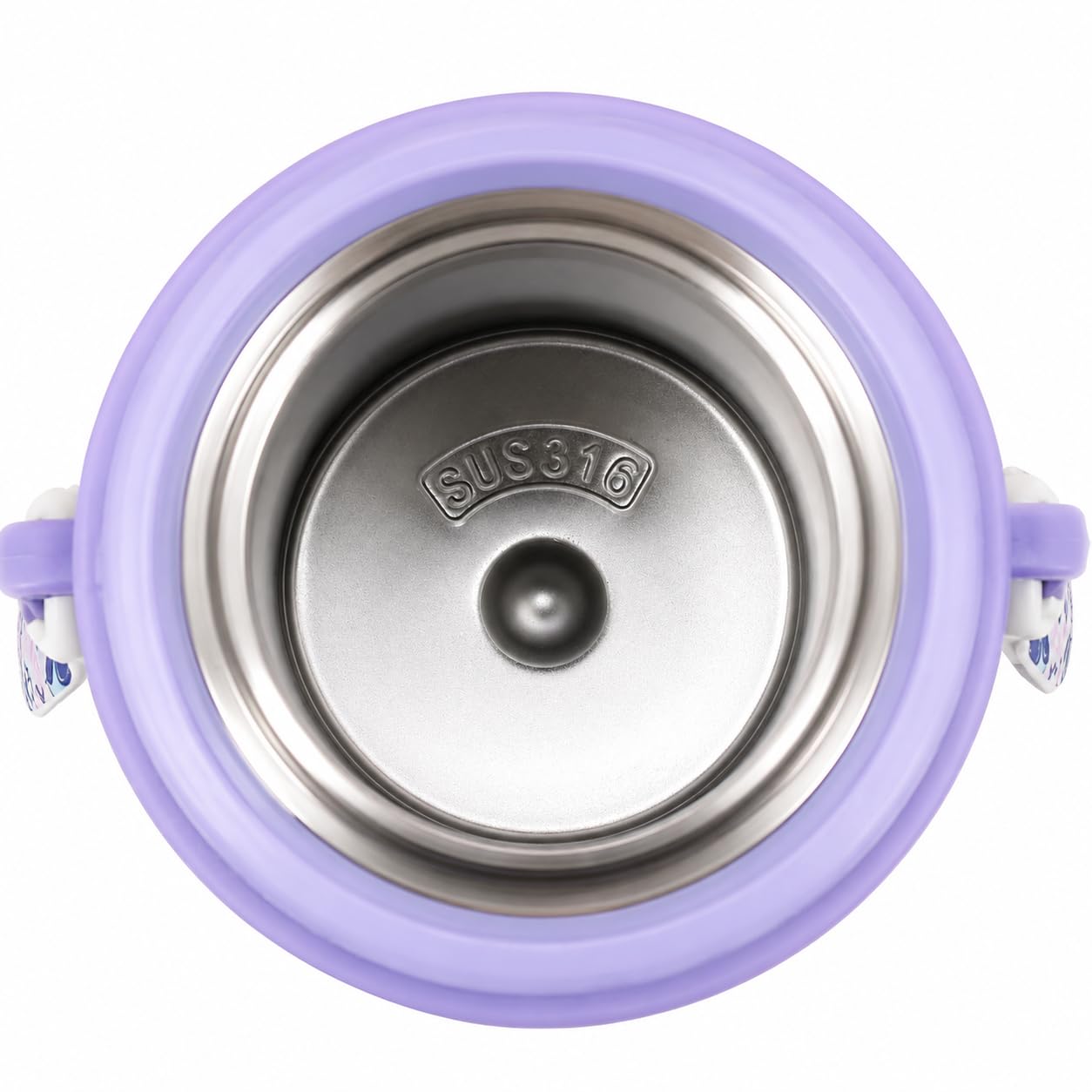 Kids Stainless Steel Water Bottle, Lavender Lulu Bunny | 450ml