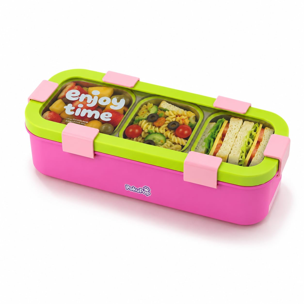 Kids Lunch Box | SUS 304 Stainless Steel Bento Box | PokuPop