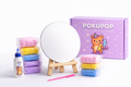 DIY Clay Mirror Kit for Kids | 6-Inch Craft Mirror with Easel | Creative Gift & Activity Kit
