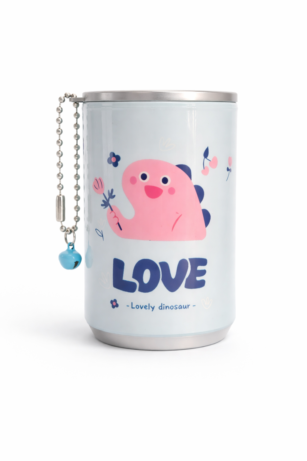 PokuPop Bon Voyage Dino Mini Wet Wipes Can (30 pcs) – Reusable Travel Tissue Can for Kids | Portable Pocket Wipes Dispenser for School, Car, Diaper Bag & Return Gifts