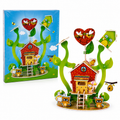 PokuPop 3D Puzzle House Kit for Kids 5+ | DIY Miniature Villa Building Toy for School Projects, STEM Learning & Craft Activities