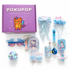 PokuPop Blue Celebration Hamper for Girls | Elegant Birthday Party Return Gift Box