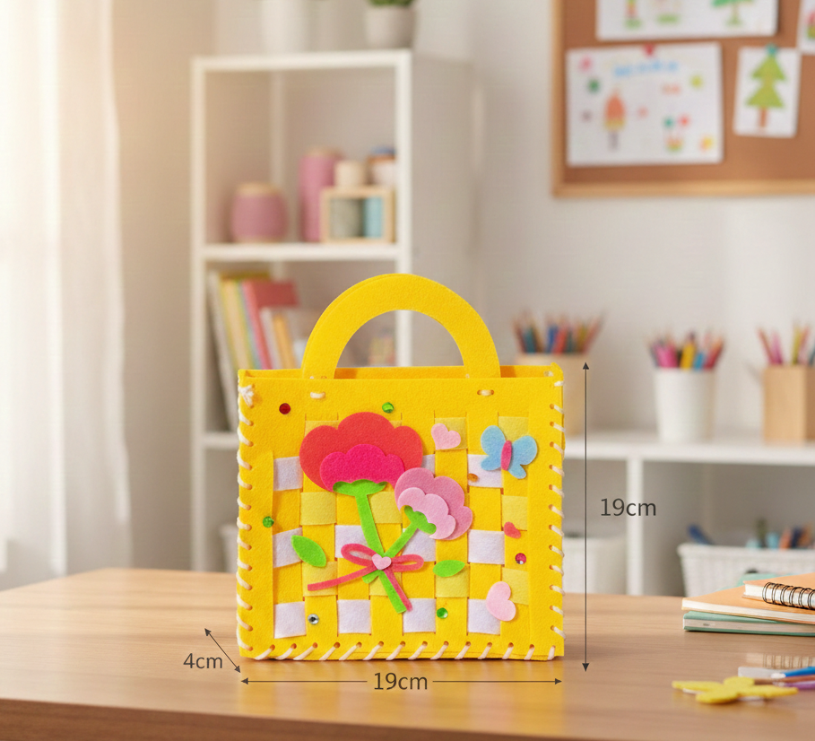 DIY Fancy Kids Sewing Bag Kit - Sew Your Own Bags Sewing