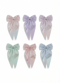 Shimmering Pastel Bow Set – Perfect for Kanya Pujan & Festive Celebrations