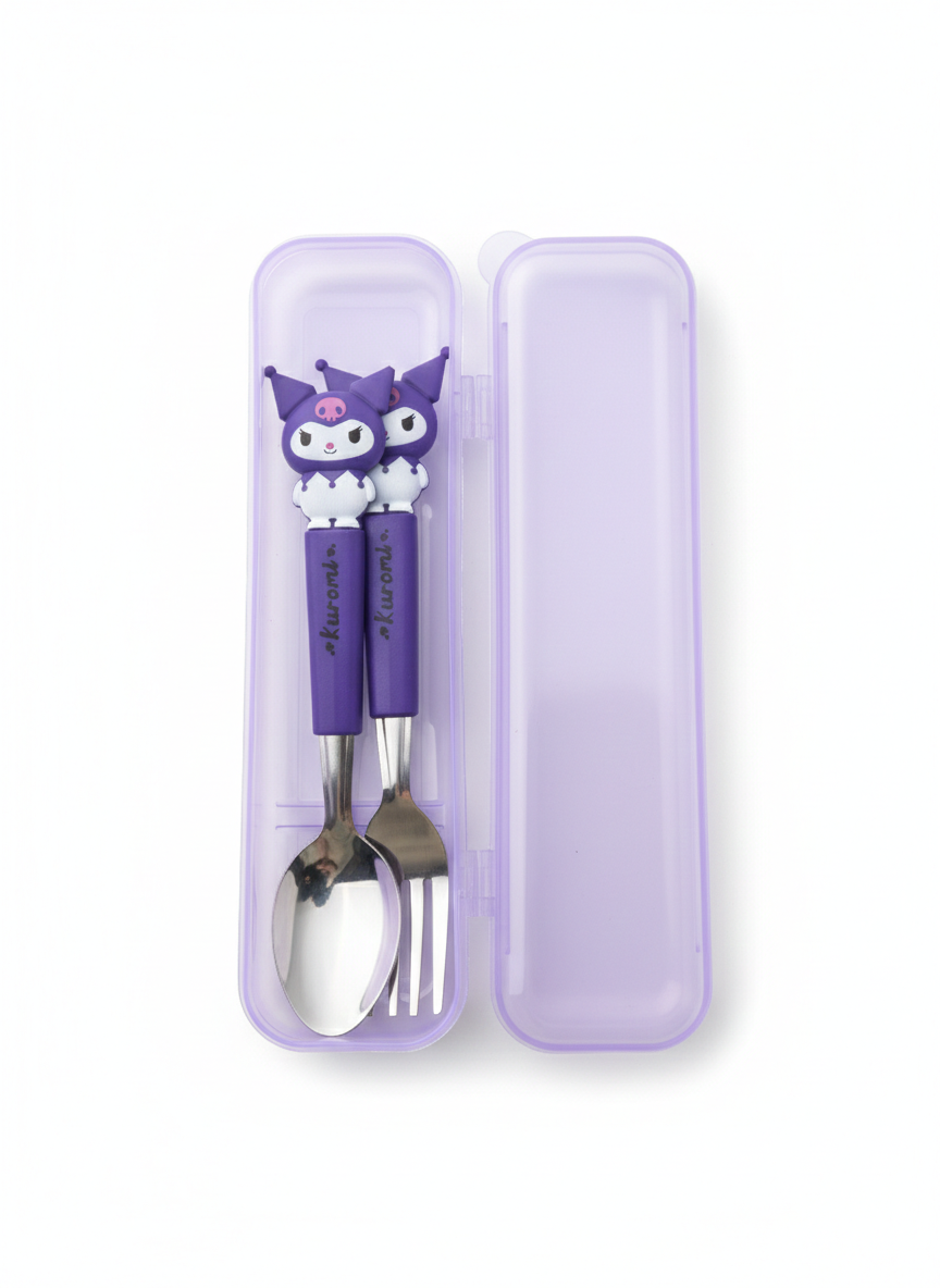 Kuromi Daily Cutlery Duo
