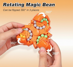 Magic Bean Rotating Puzzle Cube – Stress Relief Fidget Toy for Kids