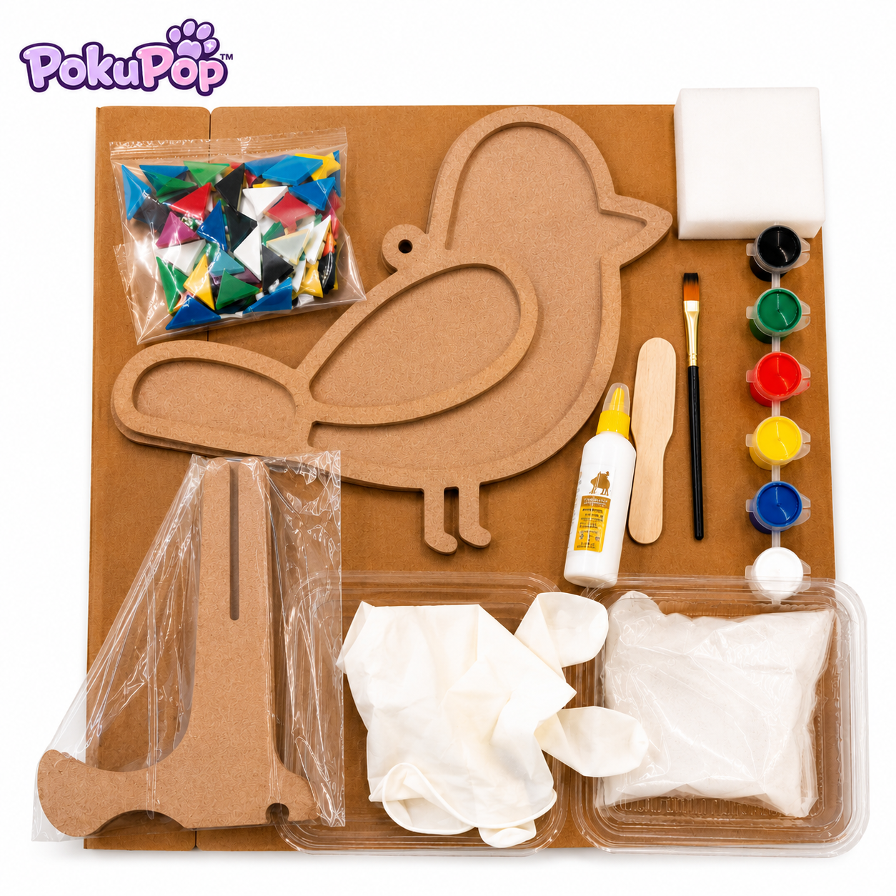 DIY Mosaic Art Base for Kids for DIY Art & Craft